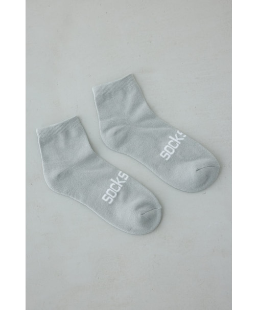 ジャガードロゴアングルソックス