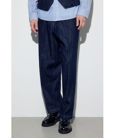 リラックスデニムスラックス