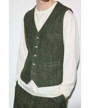 リラックスデニムベスト