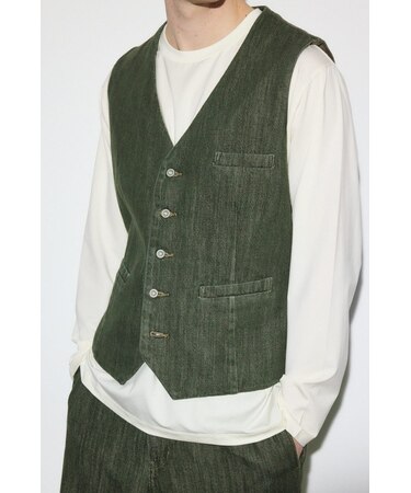 リラックスデニムベスト