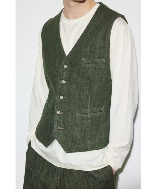 リラックスデニムベスト