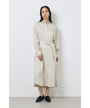 セルロースロングシャツワンピース