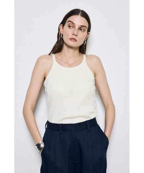 カップ付きホルターネックキャミソール