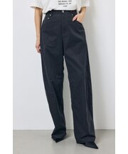 コーデュロイ カーブワイドパンツ