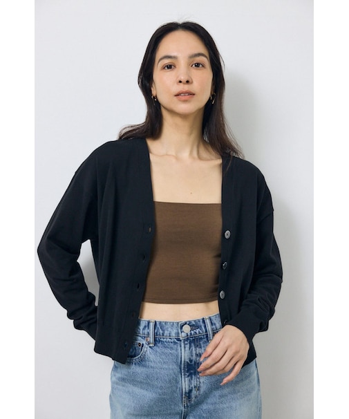 Vネックベーシックニットカーディガン