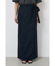 ソフトリネンラップスカート