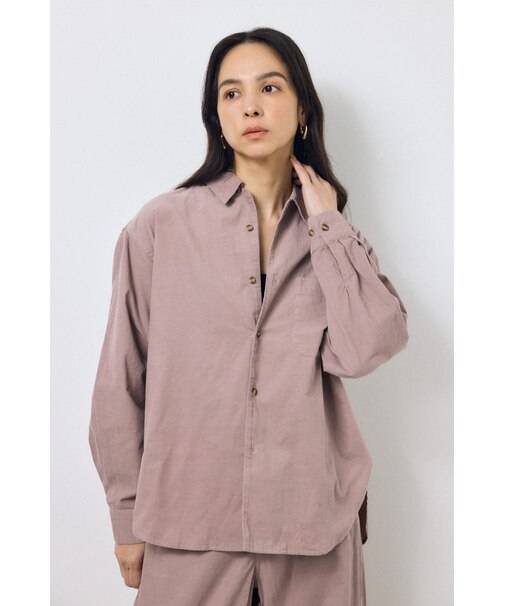 コーデュロイリラックスポケットシャツ