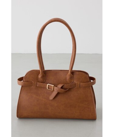 メタルパーツベルトハンドバッグ