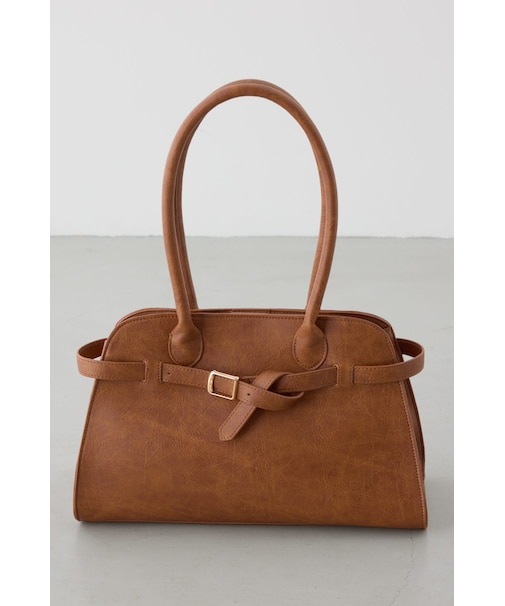 メタルパーツベルトハンドバッグ