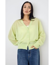 シアーニットカーディガン