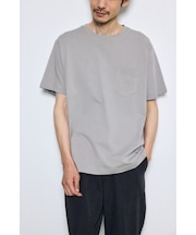 引き揃え天竺ポケットTシャツ