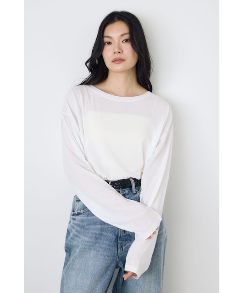 シアーカットトップス