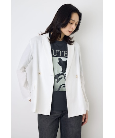 フレンチリネンCOOLMAXテーラードジャケット