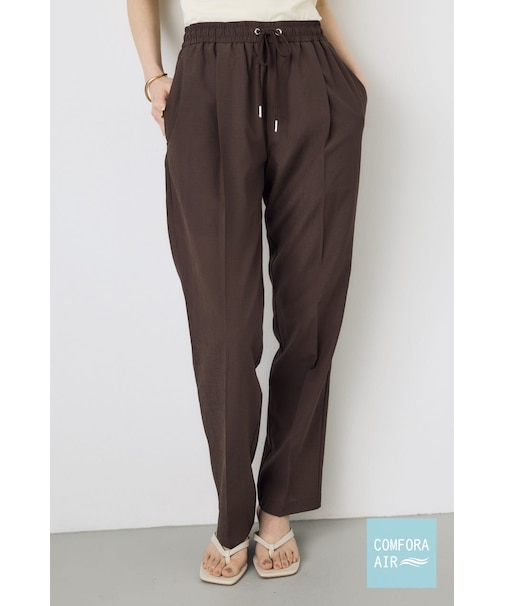 COMFORA AIRピンタックテーパードパンツ