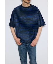 かすれボーダーTシャツ