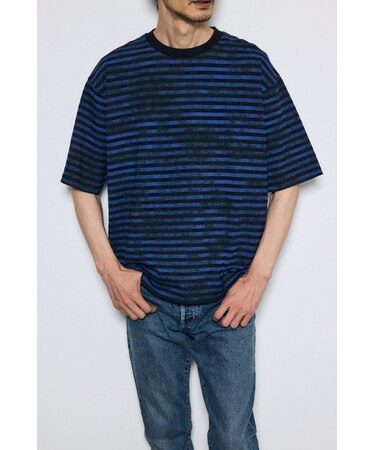 かすれボーダーTシャツ