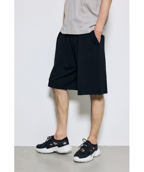 リラックスニットショートパンツ