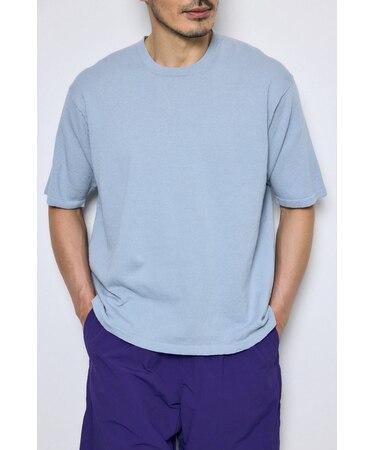 リネンブレンドニットTシャツ