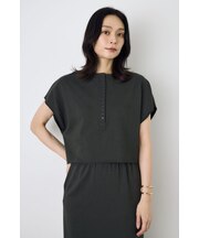 2WAYヘンリーネックトップス