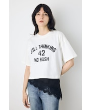 カスレプリントTシャツ