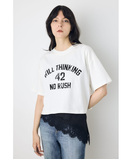 カスレプリントTシャツ