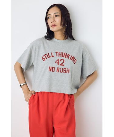 カスレプリントTシャツ