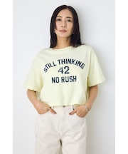 カスレプリントTシャツ