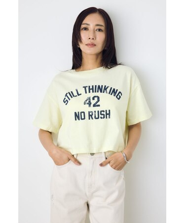 カスレプリントTシャツ