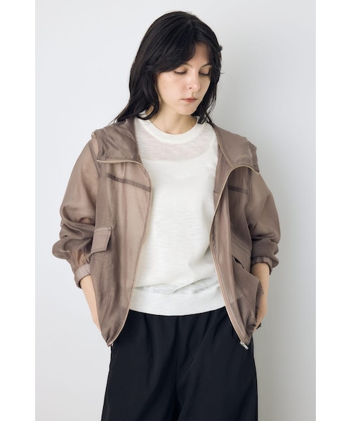 eunoia シアーブルゾン シアーブルゾン｜アズールバイマウジーの通販｜&mall（アンドモール