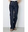 【WEB限定】AZUL DENIM センタープレスストレートデニム ロング丈