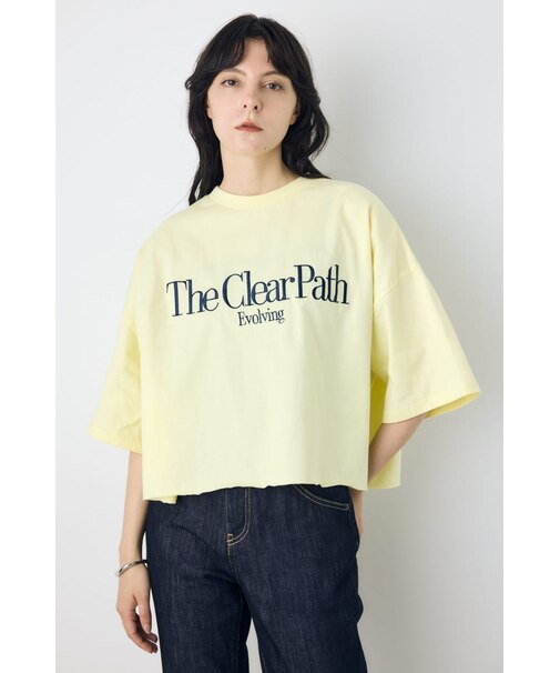 刺繍ロゴTシャツ