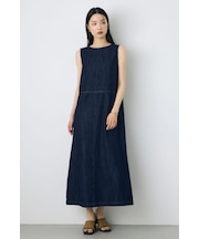 甘撚りデニムワンピース