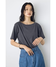 【接触冷感】ワンショルダーカットトップス