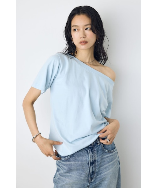 ショルダーカット クールタッチワンショルダーカットトップス WOMEN