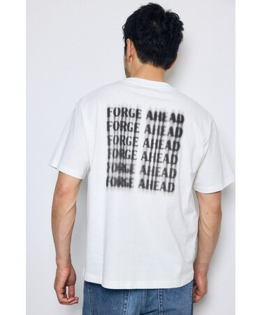 ぼかしバックプリントTEE