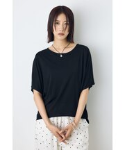 ドレープクロップドTシャツ