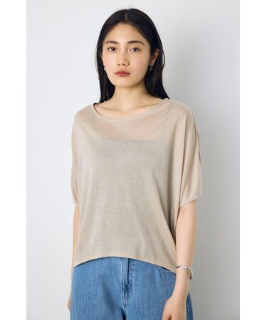 ドレープクロップドTシャツ