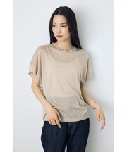 ドレープフレンチスリーブTシャツ
