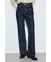 AZUL DENIM センタープレスフレアデニム