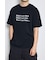 引き揃え天竺Didn't care Tシャツ