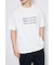 引き揃え天竺Didn't care Tシャツ