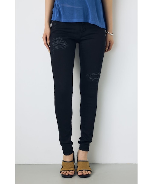AZUL DENIM リペアスキニーデニム
