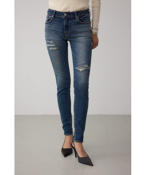 AZUL DENIM リペアスキニーデニム