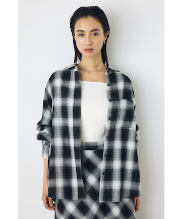 【着丈バリエ】アソート柄チェックシャツ