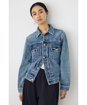 AZUL DENIM タイトフィットデニムジャケット