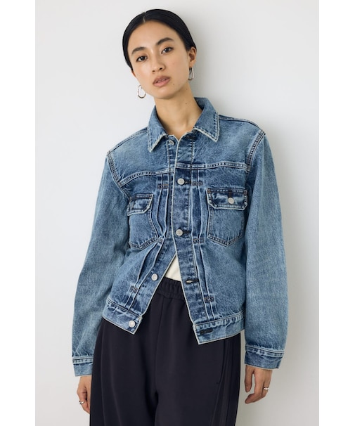 AZUL DENIM タイトフィットデニムジャケット