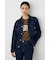 AZUL DENIM タイトフィットデニムジャケット