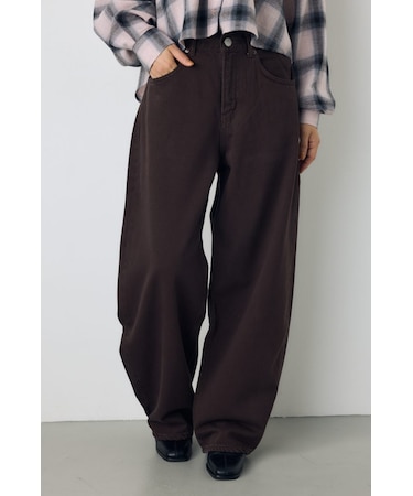AZUL DENIM カラーワイドデニム