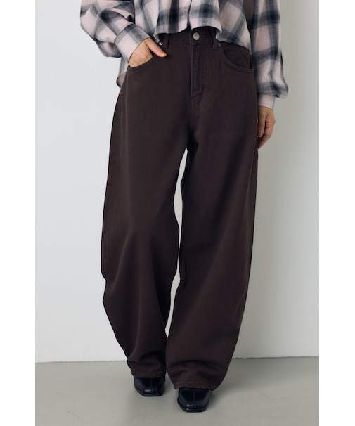 AZUL DENIM カラーワイドデニム