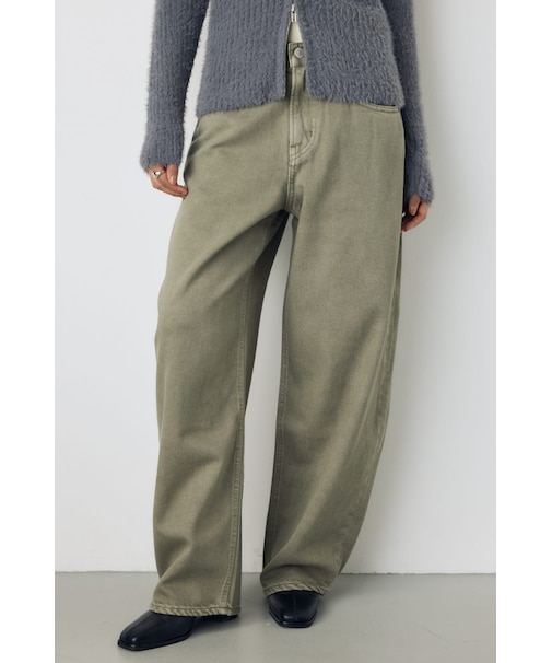 AZUL DENIM カラーワイドデニム